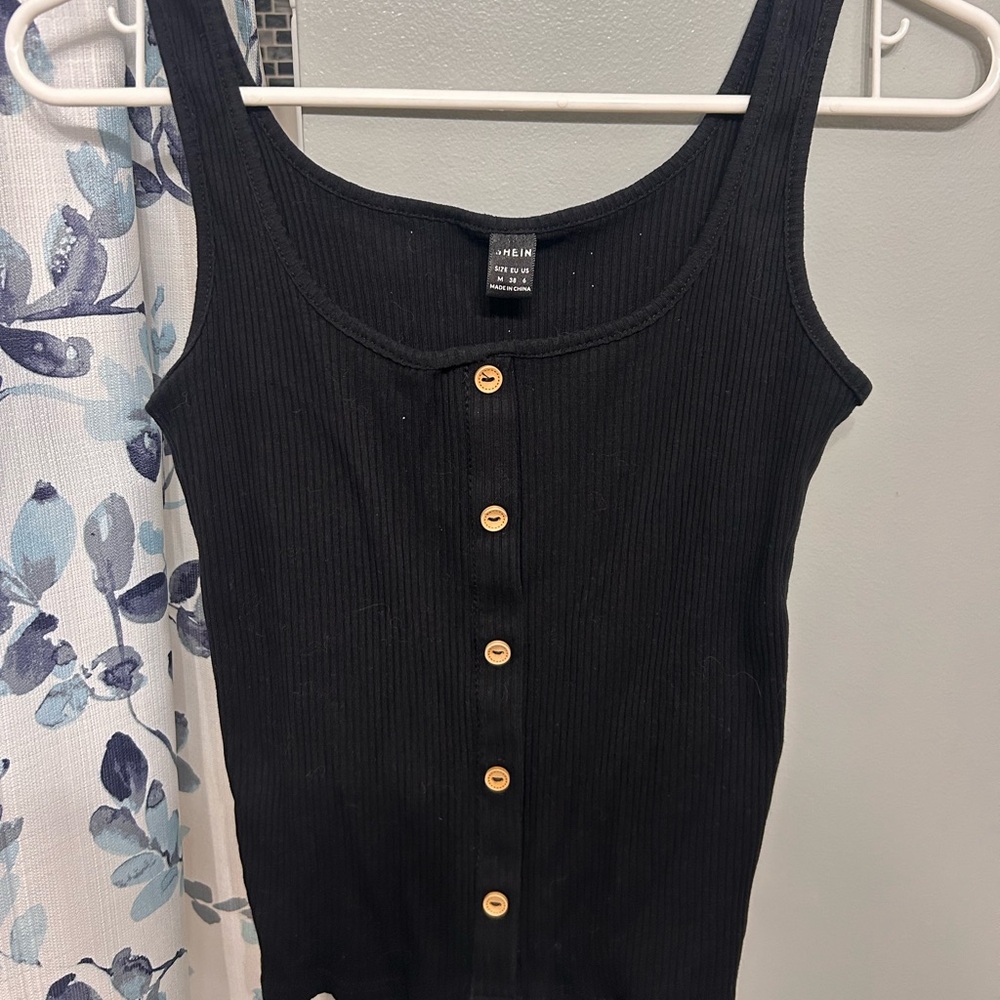 Shein black tank top